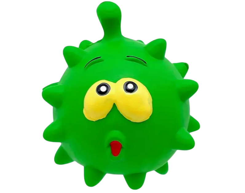 Balle à couinement pour chien extraterrestre vert