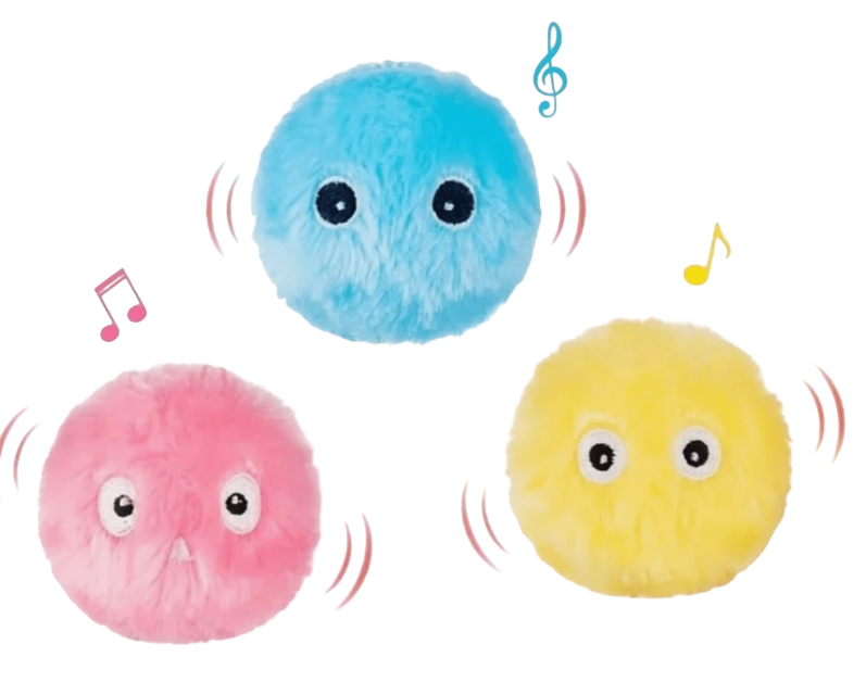 Jouet doudou pour chat musical coloris aux choix
