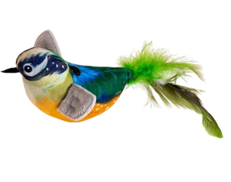 Jouet pour chat petit oiseau sonore interactif