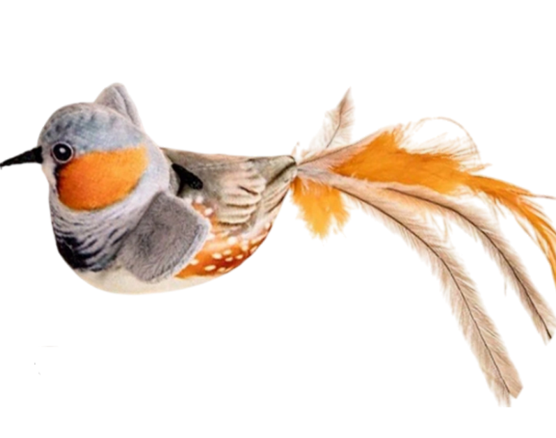 Jouet pour chat petit oiseau sonore interactif