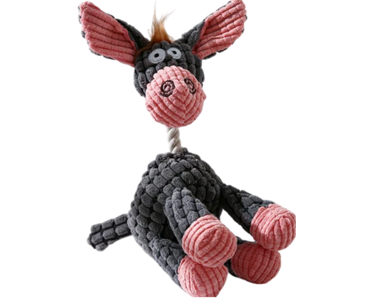 Jouet pour chien peluche petit ane