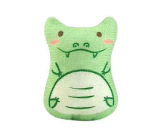 Jouet doudou pour chat avec herbe à chat Crocodile